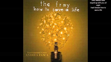 How To Save A Life The Fray Instrumental Piano Cover Lyrics Youtube