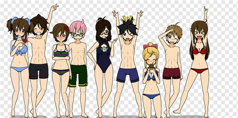 Fiction Mangaka Uniform Homo Sapiens Anime Swimming Wear Team