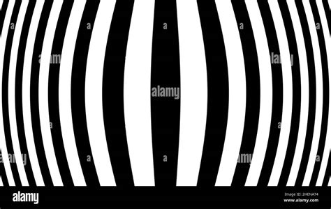 Animation Black And White Stripes Warp Space Abstract Animation Of Black And White Stripes