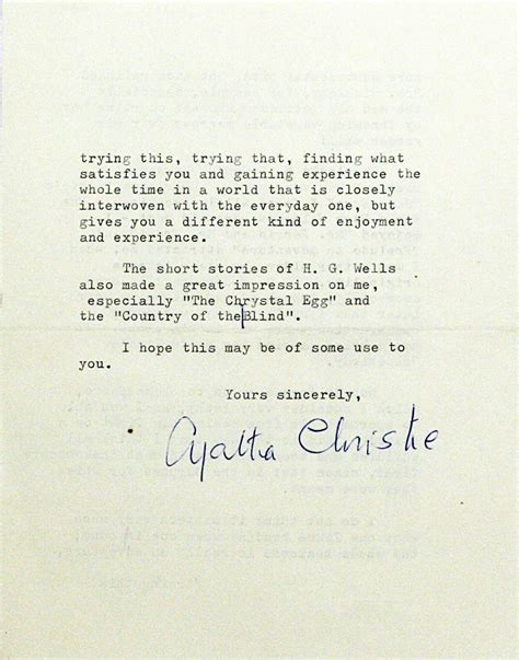 Typed Letter Signed | AGATHA CHRISTIE | First edition