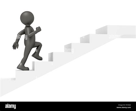 People Walking Up Stairs Clipart