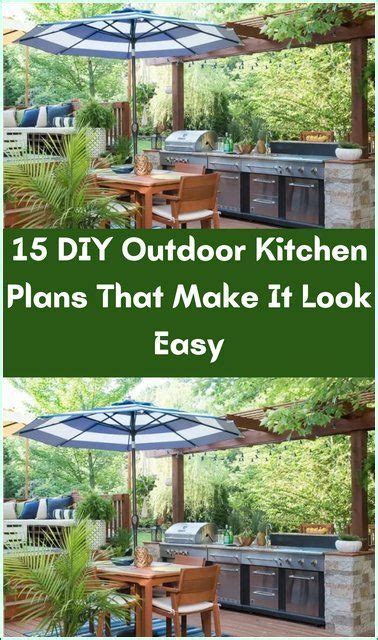 15 diy outdoor kitchen plans that almost make it look easy – Artofit