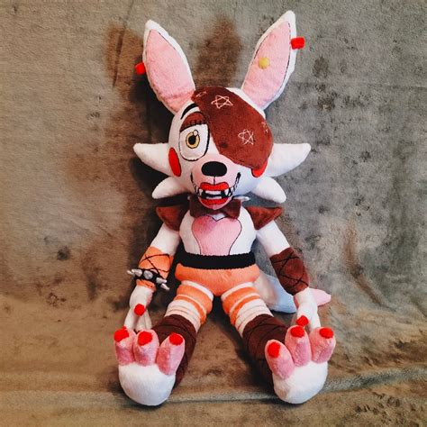 Glamrock Mangle Foxy Animatronic Fnaf Cm Plush Toy Etsy De