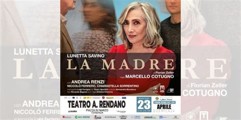 Lunetta Savino Interpreta La Madre Al Teatro Rendano Di Cosenza