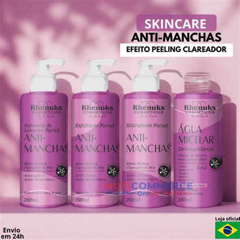 Kit Skincare Manchas Clareador Facial Rhenuks Itens Shopee Brasil