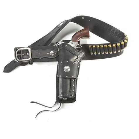 Widowmaker Western Left Handed Holster And Ammo Belt Set 4445