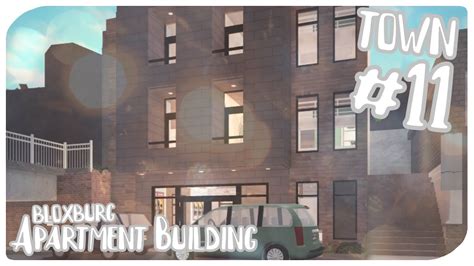 Welcome To Bloxburg Apartment Building Speedbuild Youtube