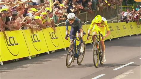 Tour de France Vingegaard bat Pogacar au photo finish après 5 heures