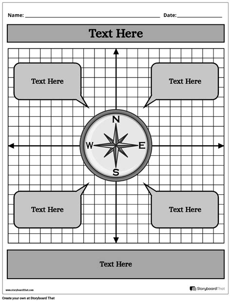 Free Cardinal Direction Worksheets Easy Custom Design