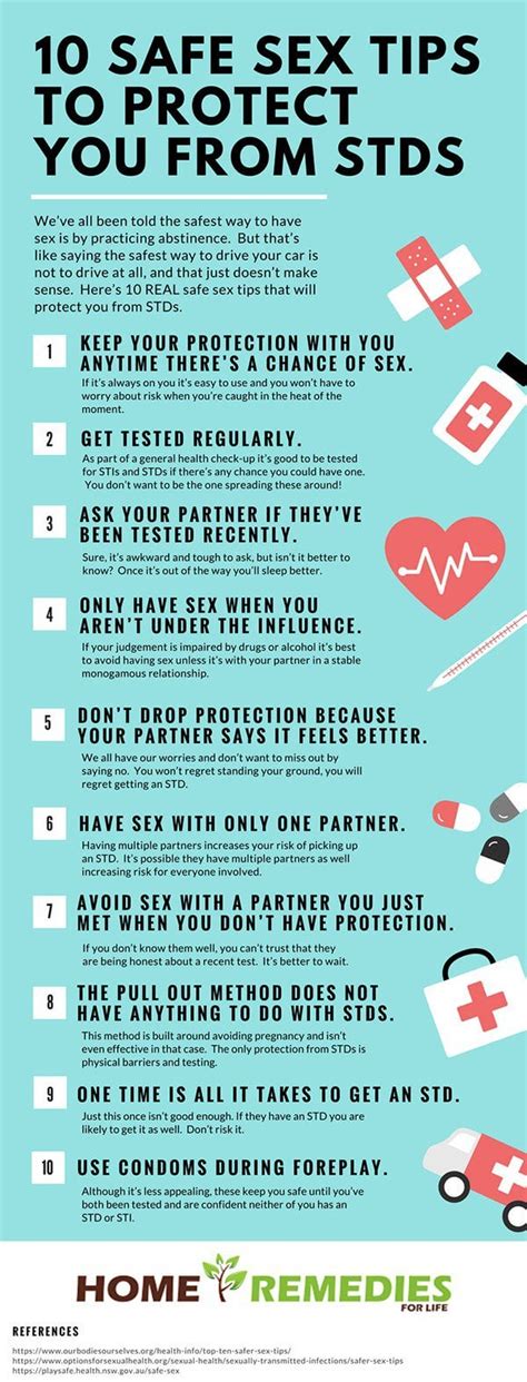 10 Safe Sex Tips To Protect You From Stds Rinfographic