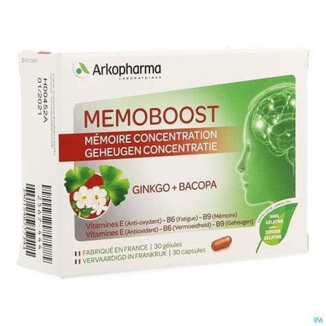 Memoboost Ginkgo Bacopa 30 gélules PharmaMarket