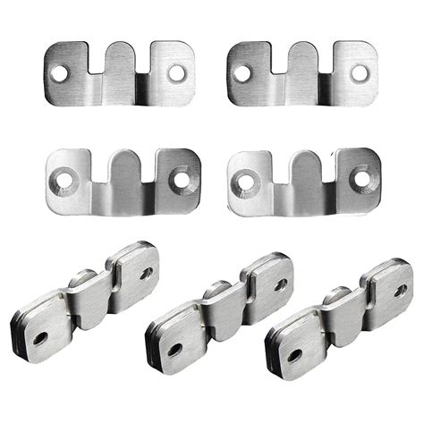 Buy Bestgle 30pcs15 Sets Stainless Steel Mirror Flush Bracket