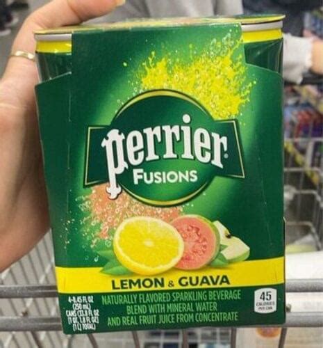 Perrier Lemon Guava Juice Drink Ea Nutrition Information Innit