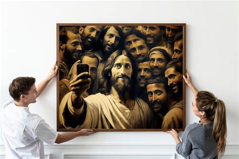 Jesus And 12 Disciples Selfie Parable Of The Lost Sheep Good Etsy