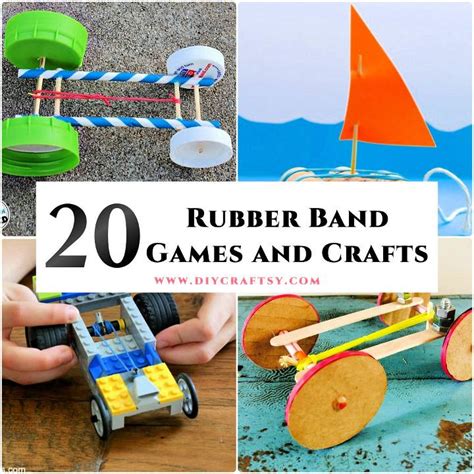 20 Rubber Band Games And Crafts To Make DIY Crafts