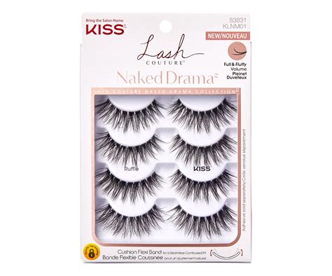 Lash Couture Naked Drama Lashes Multipack Ruffle Units Kiss