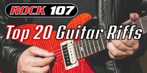 Top 20 Guitar Riffs