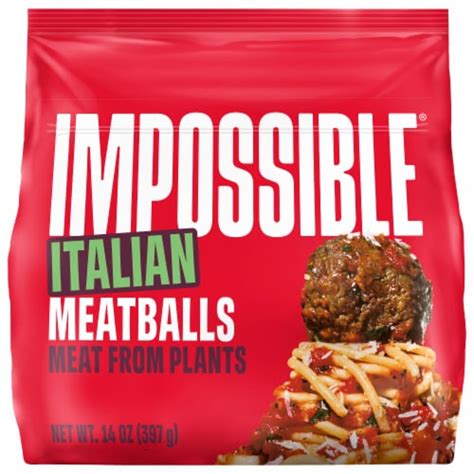 Impossible™ Plant Based Frozen Italian Meatballs 14 Oz Kroger