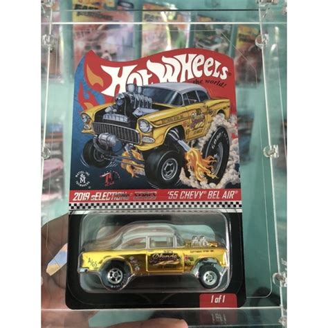 Jual RLC 55 Chevy Bel Air Gasser Dirty Blonde Hot Wheels Shopee Indonesia