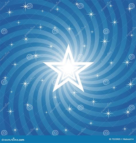 Sparkling Bright Star Background Stock Vector - Illustration of ...