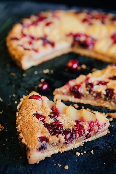 Cranberry Pear Tart With Almond Cream Some The Wiser Pear Recipes