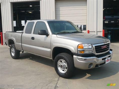 2003 Pewter Metallic Gmc Sierra 2500hd Sle Extended Cab 17184276 Car Color