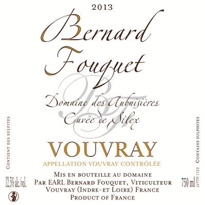 Bernard Fouquet Cuv E De Silex Cour Du Vin