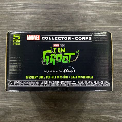 Funko Marvel Studios Disney I Am Groot Marvel Collector Corp Box