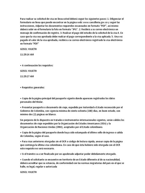 Modelo De Carta Para Solicitar Visa De Residente En Colombia 2023 Porn Sex Picture