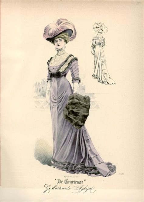 Old Rags Dress 1908 The Netherlands De Gracieuse Fashion