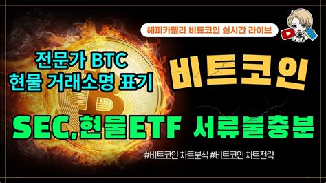 비트코인 실시간 미sec비트현물 Etf 서류 불충분 지적 전문가 현물 거래소명 표기 원하는 것 과연 오늘은 7월 1일