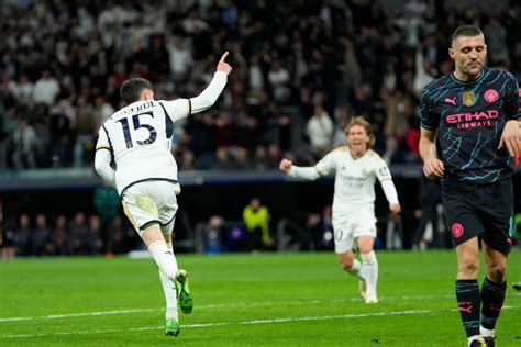 Real Madrid 3 3 Man City Fede Valverde Caps Off Evening Of Stunning Goals In Champions League