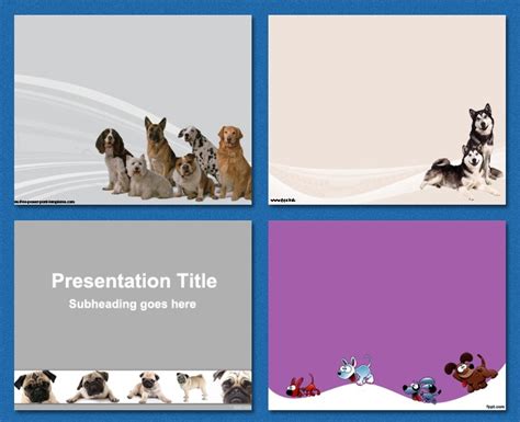 Free Dogs Powerpoint Templates Free Powerpoint Templates Powerpoint