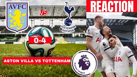 Aston Villa Vs Tottenham 0 4 Live Stream Premier League Football Epl