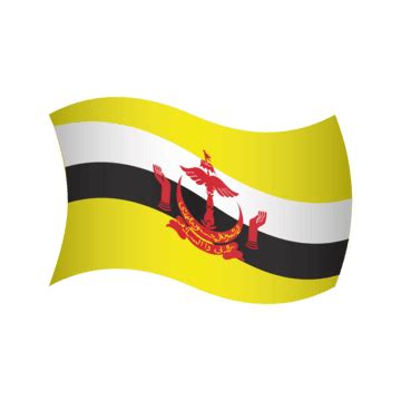 Semi Clipart Transparent PNG Hd Semi Realistic Brunei Flag Handdrawing