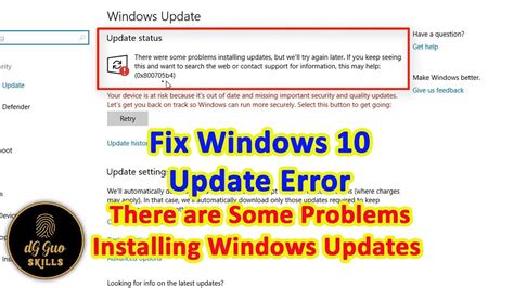 💻🖥 Fix Update Windows 10 Some Problems Installing Windows Updates Youtube