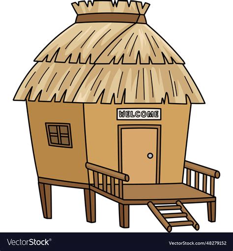 Philippine Nipa Hut Coloring Pages Bahay Kubo Indigenous 52 OFF