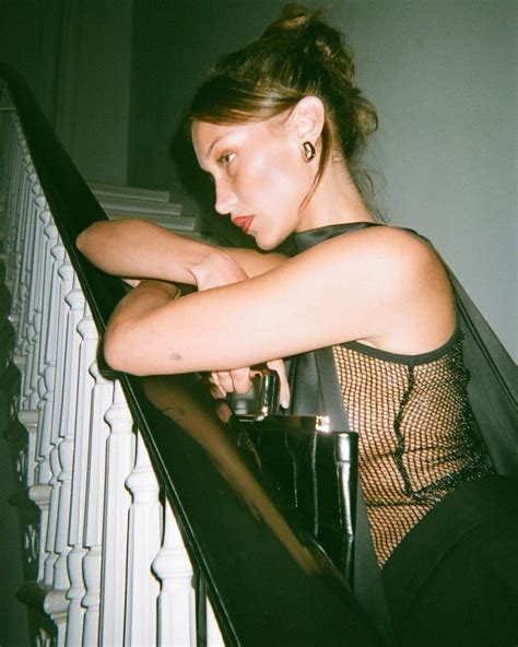 Bella Hadid Showed Off Her Naked Tits In A Givenchy Mesh Outfit