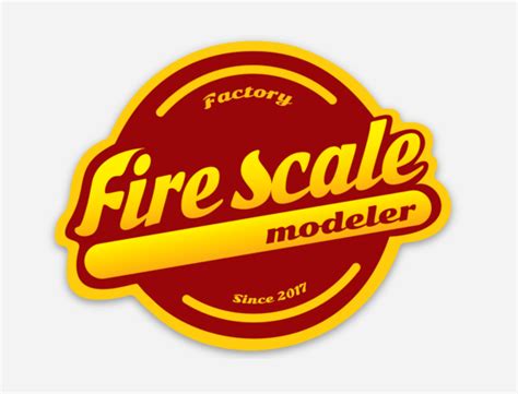 Fire Scale Logo Magnet Dmodelkits