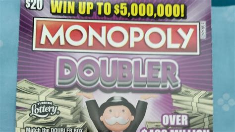 Boom Found The Winall Dollar Monopoly Doubler Florida Lottery