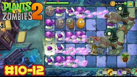 Plants Vs Zombies 2 DARK AGES NIGHT 10 12 Gameplay Walkthrough Dgaming