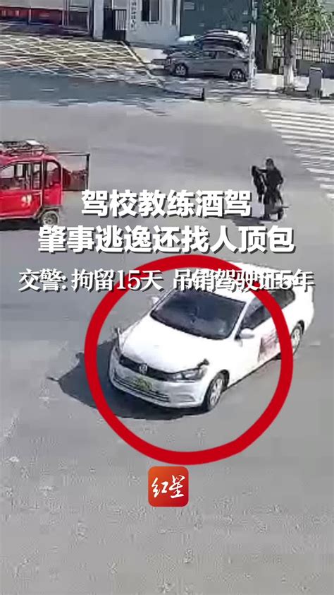 驾校教练酒驾肇事逃逸还找人顶包 交警：拘留15天，吊销驾驶证5年 凤凰网视频 凤凰网