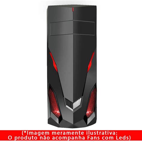 Gabinete Gamer Pixxo Baia Preto St Shopee Brasil