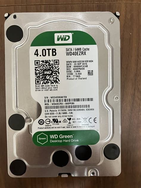 Yahoo オークション WD 内蔵HDD Green 4TB 3 5inch SATA3 0 WD40EZRX