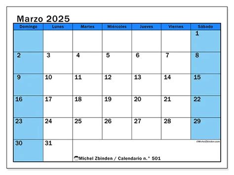 Calendrio Para Imprimir Universo Azul N° 501 Michel Zbinden Es