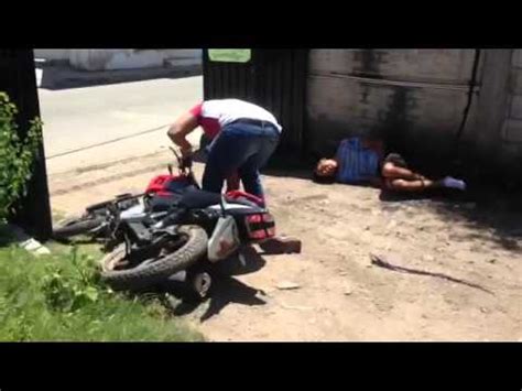 Fuerte Caida De Moto Youtube