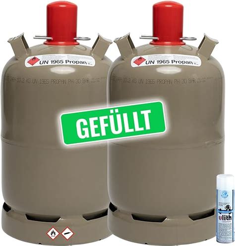 Bluecraft Propan Gas Flasche 11 kg gefüllt voll Campinggasflasche inkl