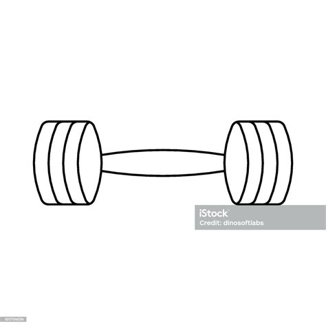 Dumbbell Stock Illustration Download Image Now Abstract Art