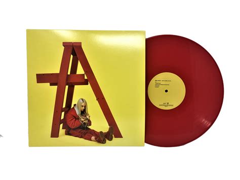 Billie Eilish Dont Smile At Me Red Colored Vinyl Pale Blue Dot