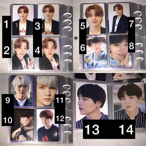 Official Bts Suga Yoongi Dicon 101 Tingin Photocard Pc Rpc Poca Hobbies And Toys Memorabilia